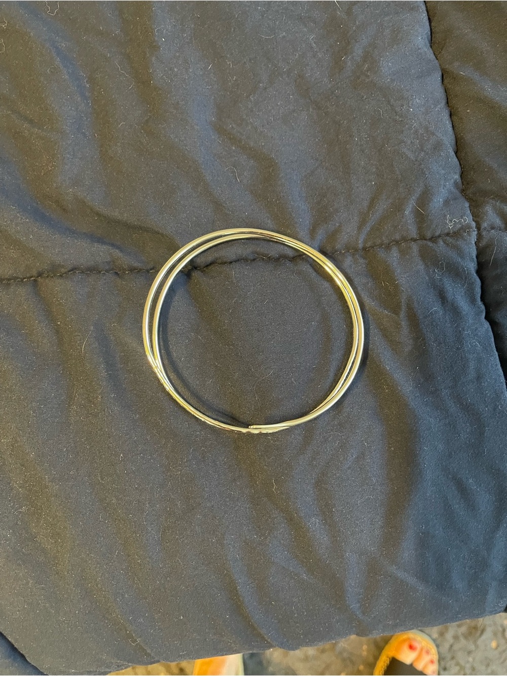Silver Open Cuff - Picture 2 of 2